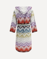 Marea hooded Bathrobe - MULTICOLOUR | Base Blu