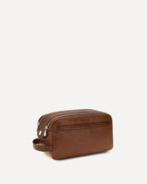 Leather Beauty Case - BROWN | Base Blu