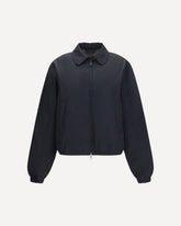 Short Avenue Puffa Jacket - BLACK | Base Blu