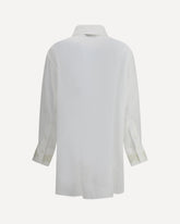 Shirt with embroidery - WHITE | Base Blu