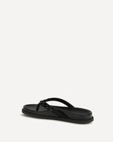Thong Sandal with small studs - BLACK | Base Blu