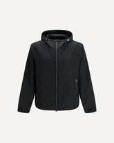 Giacca leggera in nylon con motivo FF - NERO | Base Blu