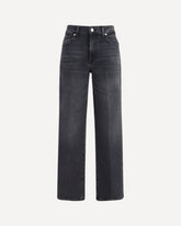 Stovepipe Straight Jeans - BLACK | Base Blu