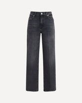 Stovepipe Straight Jeans - BLACK | Base Blu