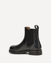 Kent leather ankle Boots - BLACK | Base Blu