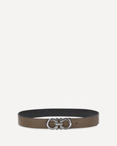 Reversible leather Belt - BROWN | Base Blu