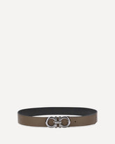 Reversible leather Belt - BROWN | Base Blu