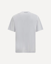Printed cotton jersey T-shirt - WHITE | Base Blu