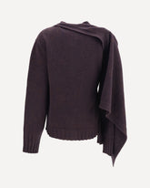 Crewneck Cardigan - BROWN | Base Blu