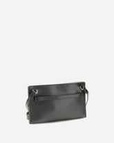 Borsa a Mano Belted in pelle - NERO | Base Blu