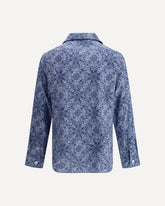 Paisley print Shirt - BLUE | Base Blu