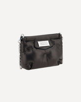 Quilted leather Pouch Bag -  Base Blu