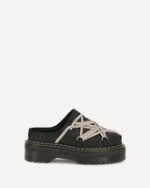 Quad Sole Megalace Mules - BLACK | Base Blu