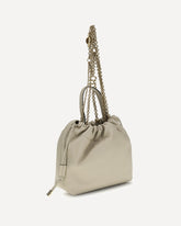 Icons leather chain Shoulder Bag - CREAM | Base Blu
