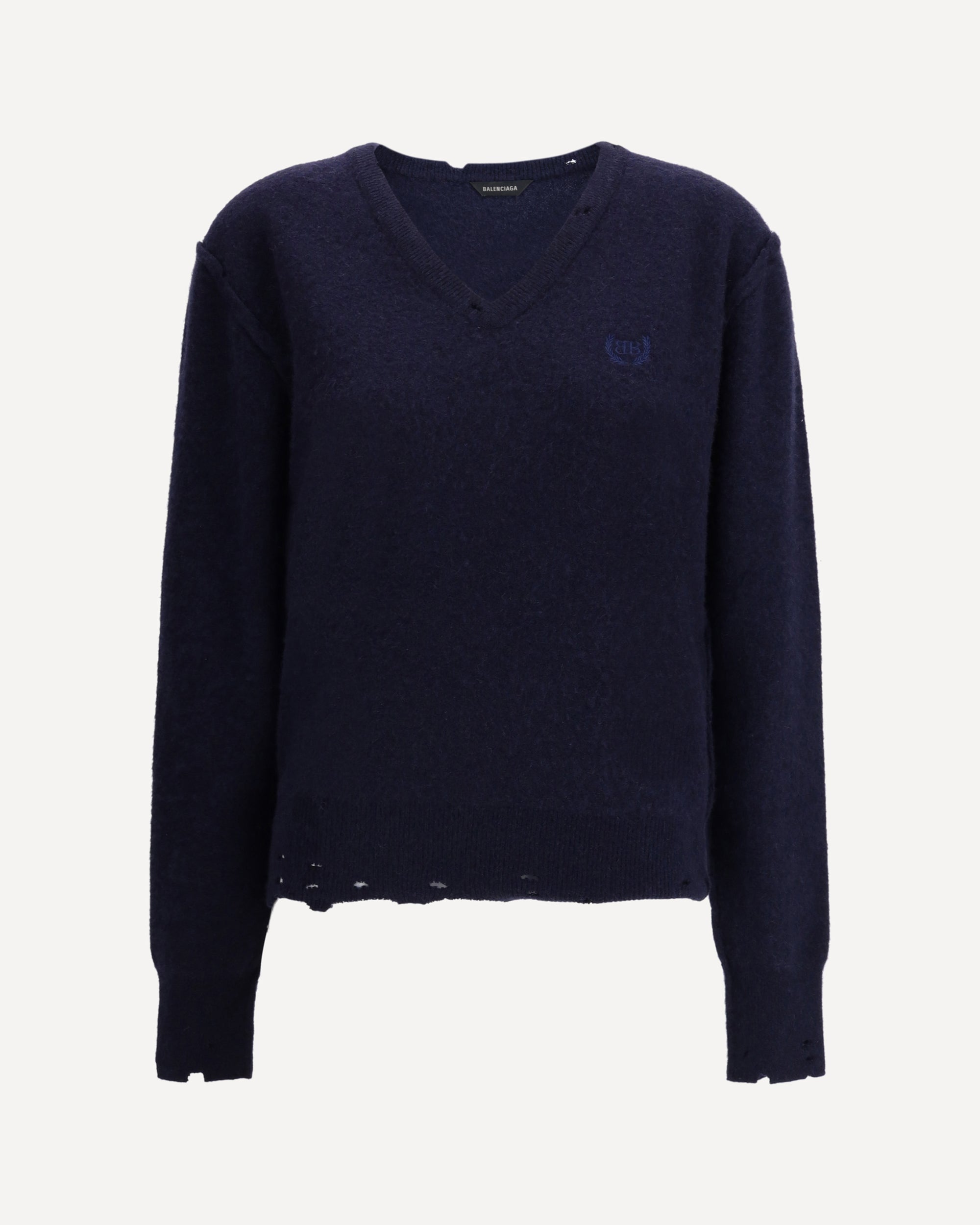 BALENCIAGA Cashmere Sweater BLUE | Base Blu