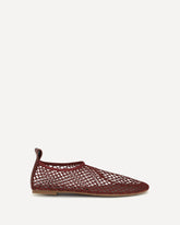 High mesh Ballerinas - BORDEAUX | Base Blu