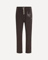 Cotton Sweatpants Moncler + Rick Owens - BROWN | Base Blu