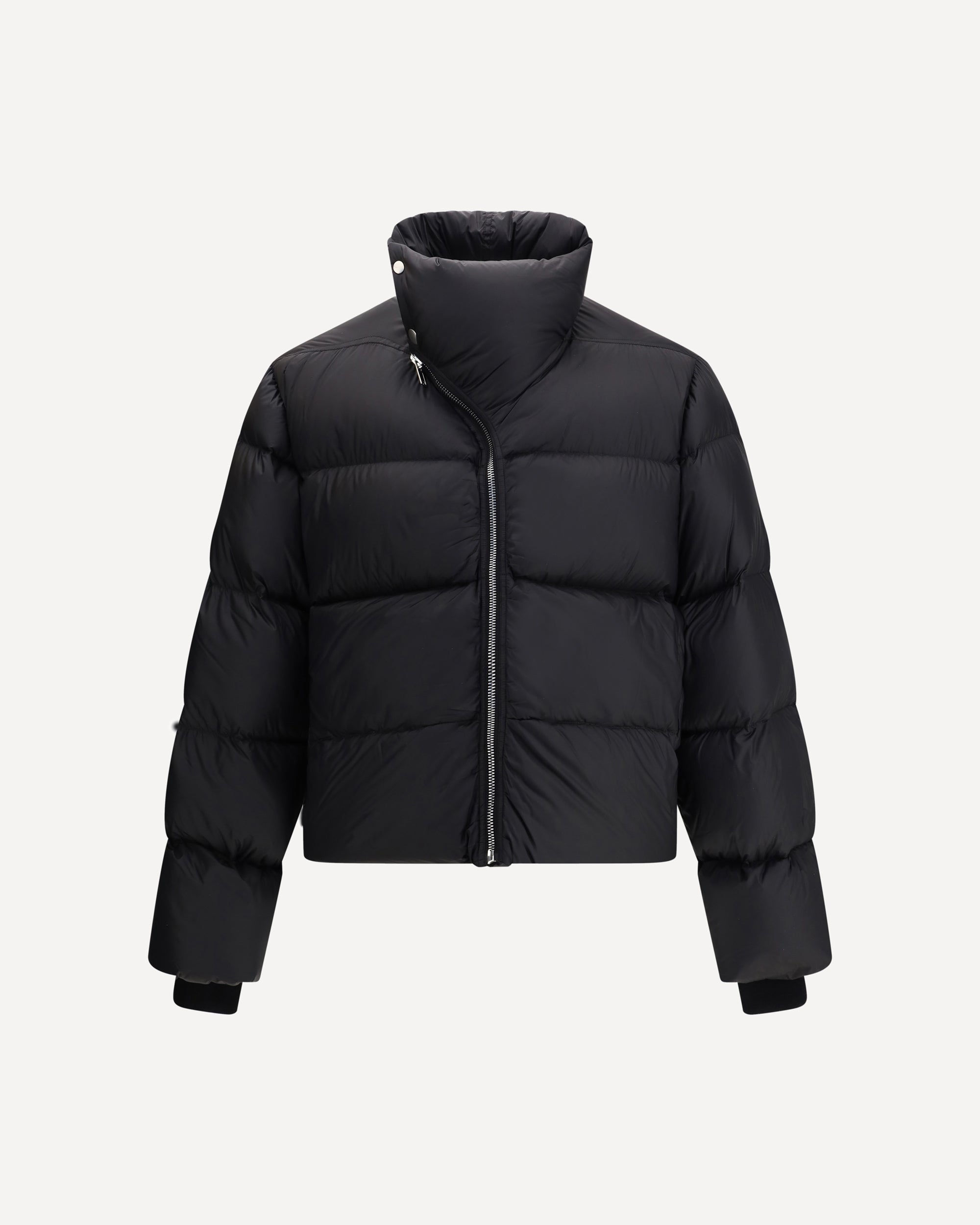 ジャケット・アウター Rick Owens Riders down jacket / 48 RICK OWENS Padded Down Jacket BLACK | Base Blu