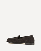 Silenzio Intrecciato Loafers - BROWN | Base Blu