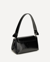 Medium Hazel Shoulder Bag - BLACK | Base Blu