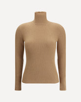 Ribbed long-sleeve T-shirt - BEIGE | Base Blu