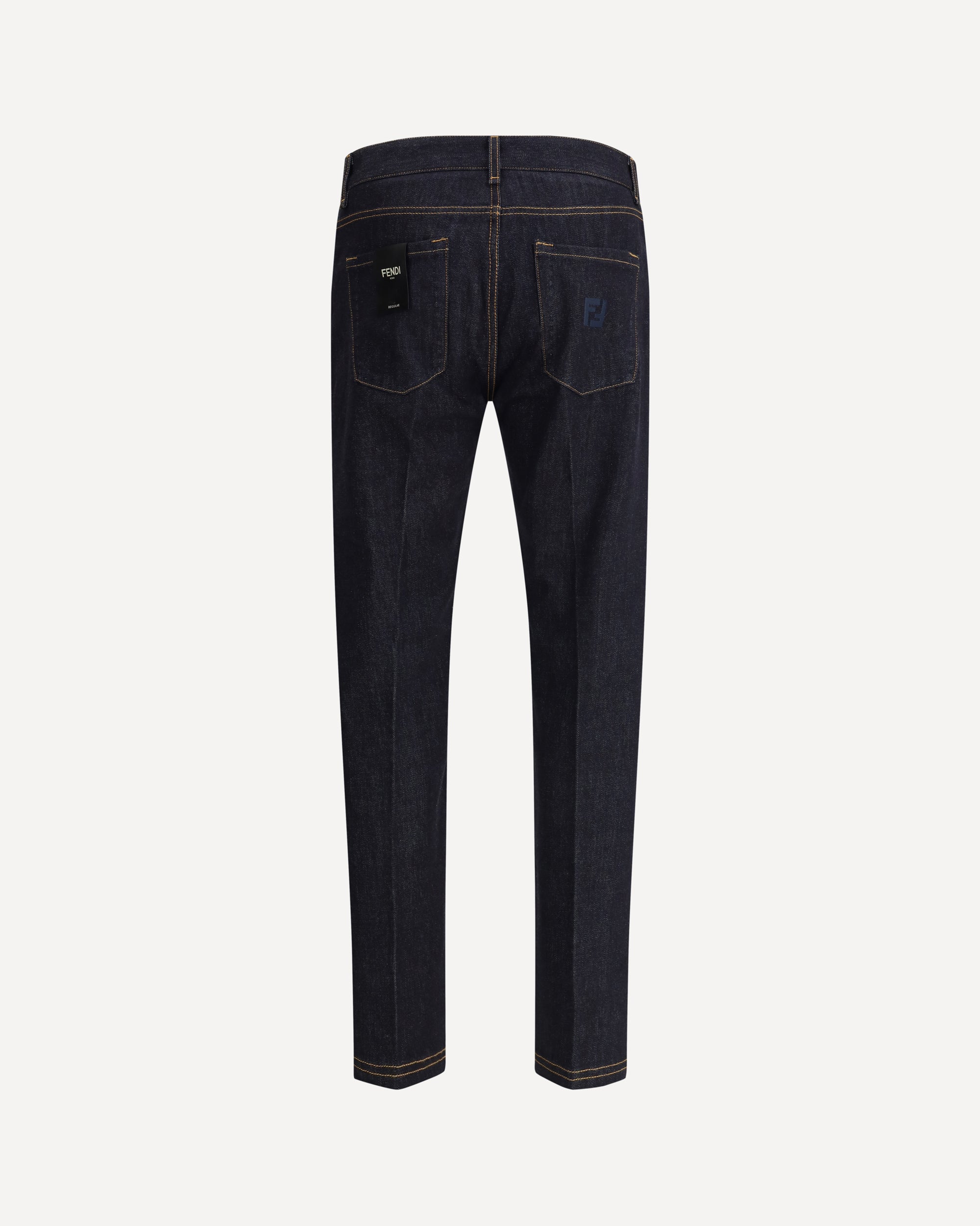 FENDI Straight Jeans BLUE Base Blu - Main Image