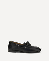 Mocassini Plume in pelle  - NERO | Base Blu