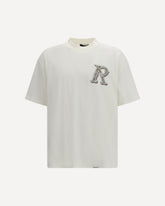Western Initial T-shirt - WHITE | Base Blu