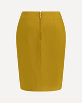 Satin Pencil Skirt - YELLOW | Base Blu