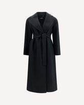 Poldo virgin wool Coat - BLACK | Base Blu