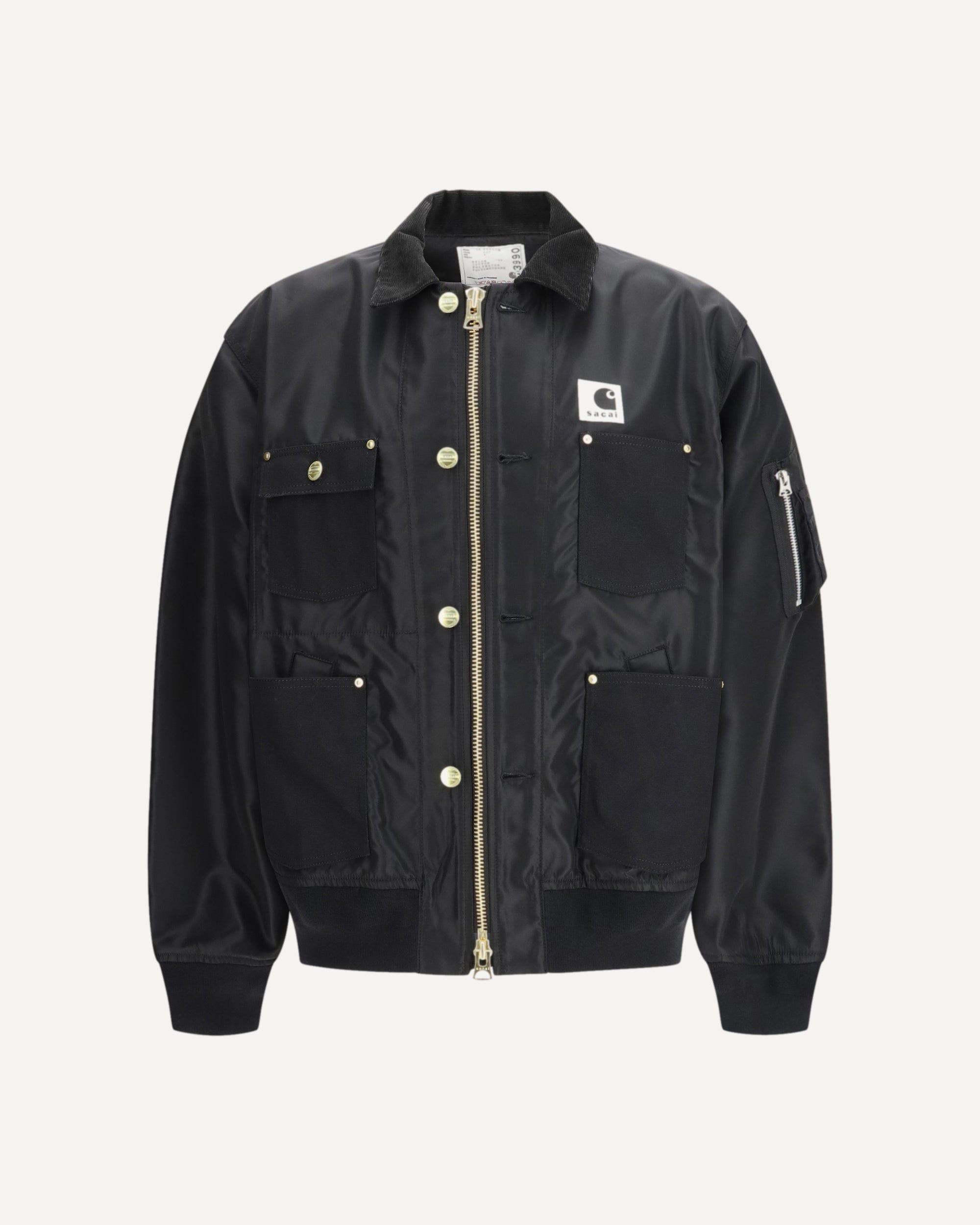 SACAI Sacai x Carhartt WIP Nylon Twill Jacket BLACK | Base Blu