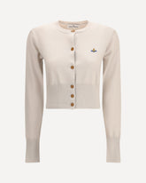 Cardigan crop Bea - BIANCO | Base Blu