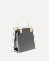 PVC Top Handbag - BLACK | Base Blu