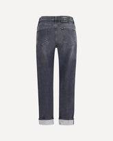 Relaxed Skinny Slim Illusion Jeans - BLACK | Base Blu