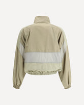 Cut-out waterproof Jacket - BEIGE | Base Blu