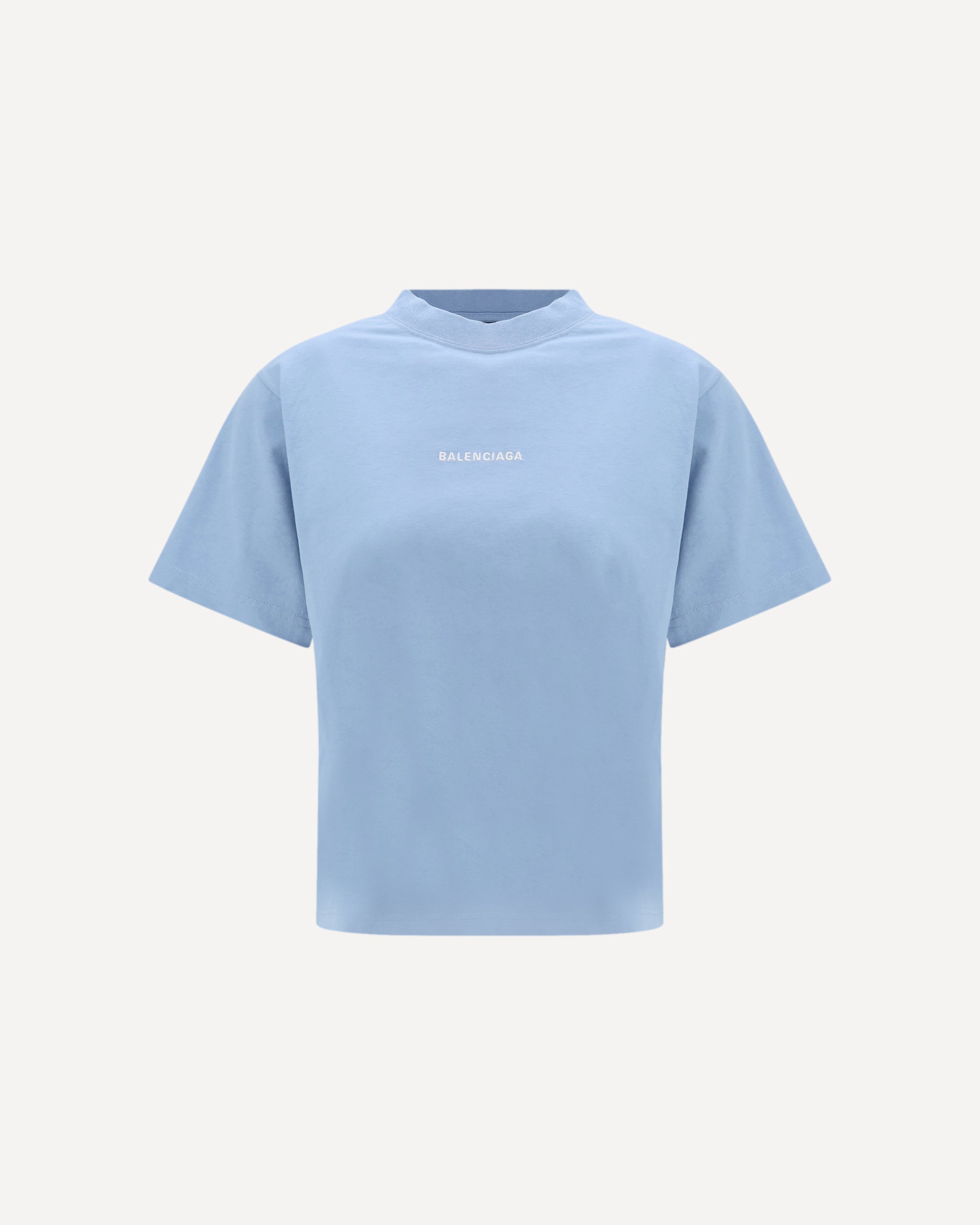 BALENCIAGA Back T-shirt LIGHT BLUE | Base Blu