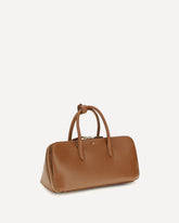 Borsa a Mano Delta in naubuk piccola - BEIGE | Base Blu