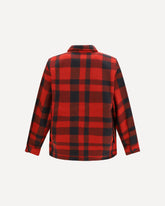 Mackinaw Cruiser wool Jacket - RED | Base Blu