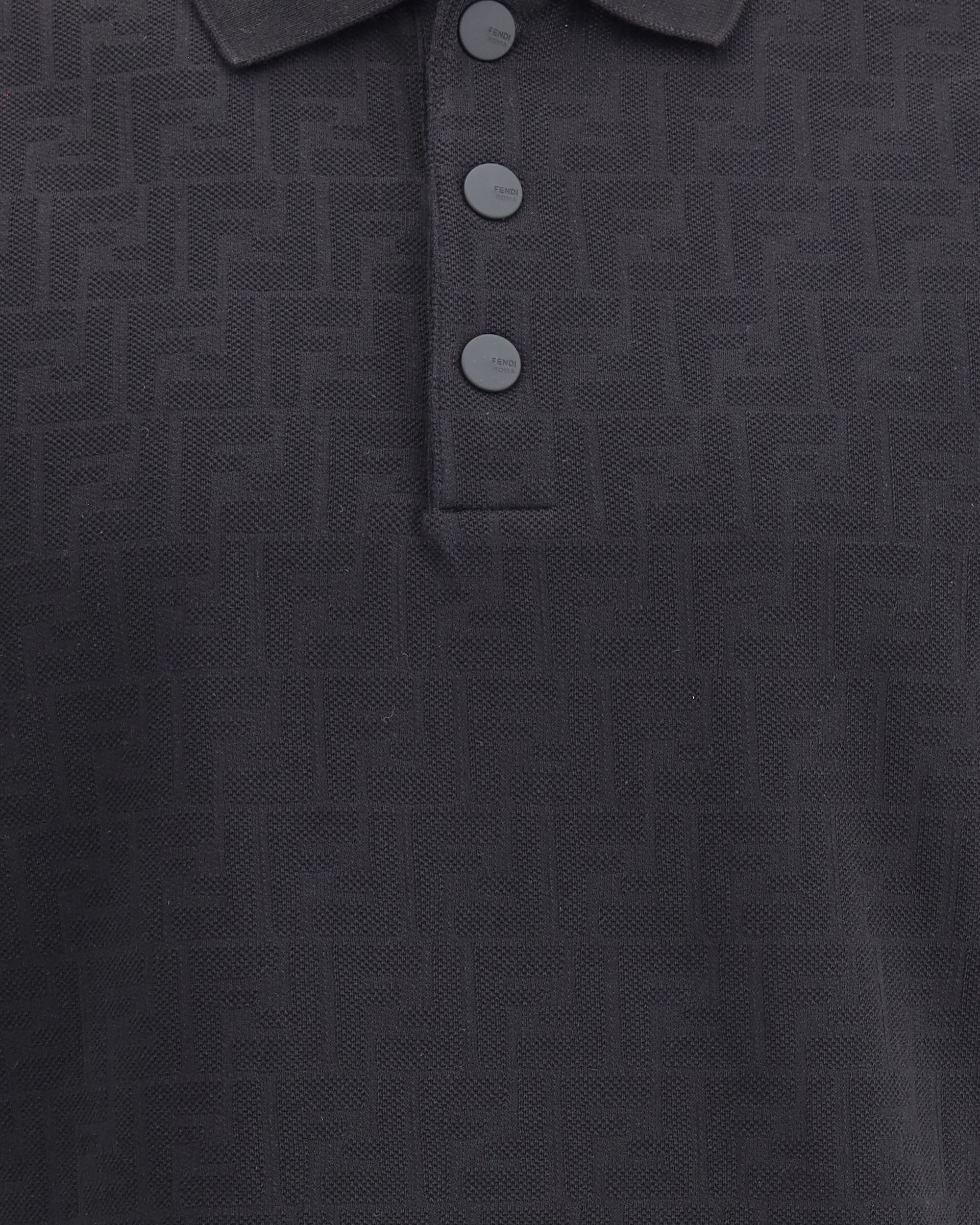 FENDI FF polo Shirt BLACK | Base Blu