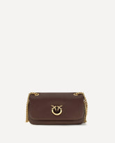 Medium Love Bag Click Soft Horizontal Shoulder Bag - BROWN | Base Blu
