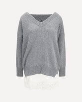 Knit Dress with slip - GREY | Base Blu