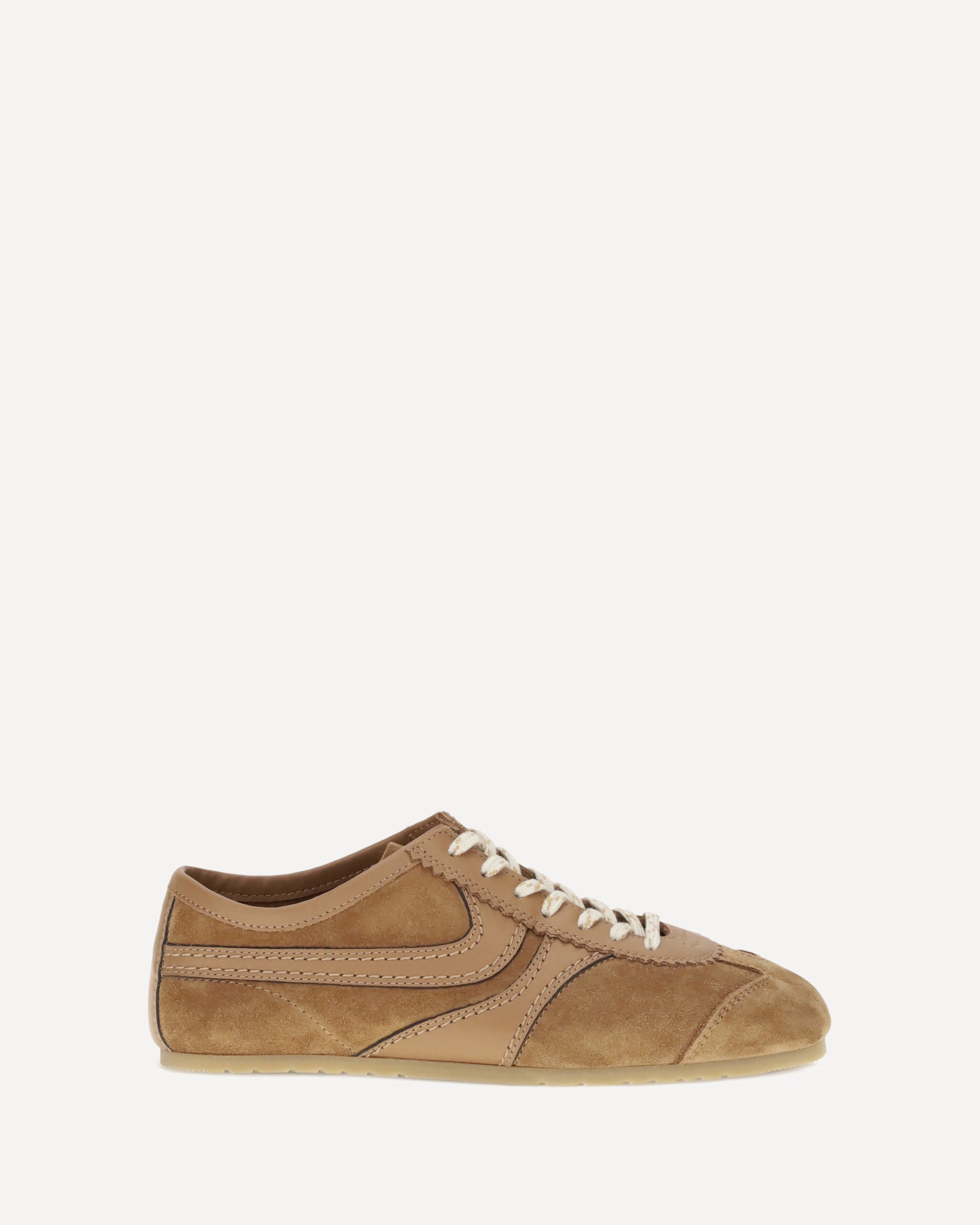 DRIES VAN NOTEN Suede Sneakers BROWN | Base Blu