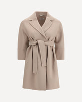 Arona Coat in virgin wool - BEIGE | Base Blu