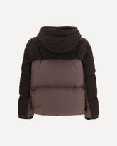 Cristallin padded Jacket - BROWN | Base Blu
