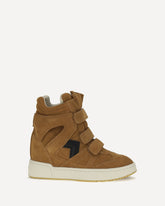 Leather Sneakers - BROWN | Base Blu