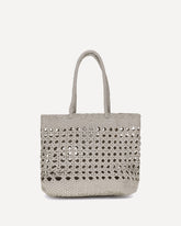 Eclipse Cannage Tote Bag - GREY | Base Blu