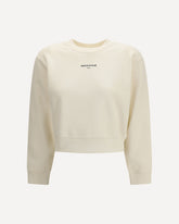 Paris Cropped Sweatshirt - BEIGE | Base Blu