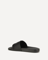 Sandali slide Coolside in gomma - NERO | Base Blu
