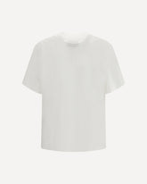 T-shirt with front printed logo - WHITE | Base Blu