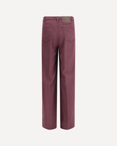Pantaloni cinque tasche  - VIOLA | Base Blu